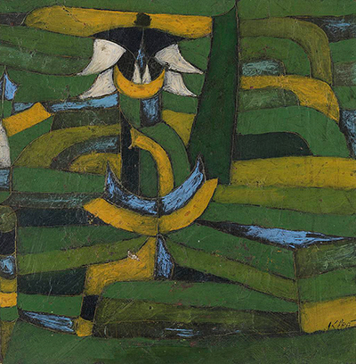 White Blossom in the Garden Paul Klee